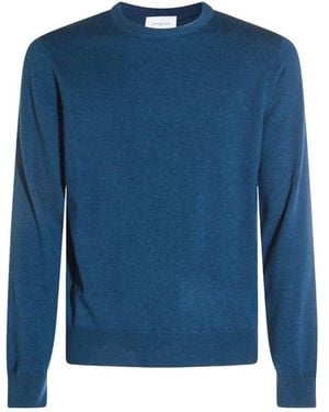 Malo Round-Neck Knitwear - Blu