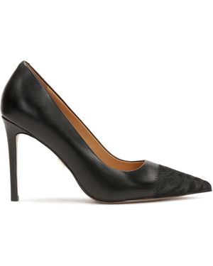 Kazar Schwarze Pumps Mit Borstengeschmückten Nasen