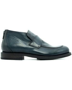 Pantanetti Mokassin Stiefelette - Blau