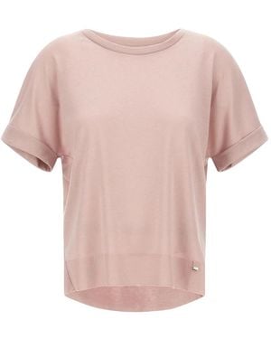 Herno Truien & Vesten ,Roze ,Round-Neck Truien