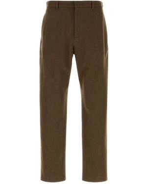 Jil Sander Straight Broeken - Bruin