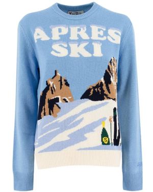 Mc2 Saint Barth Round-Neck Knitwear - Bleu