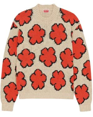 KENZO Round-Neck Knitwear - Rojo