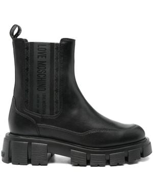 Love Moschino Chelsea Boots - Black
