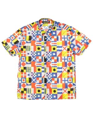 Iuter Short Sleeve Shirts - Blu
