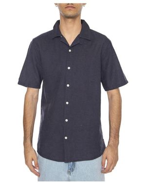 Only & Sons Overhemden ,Blauw ,Camicia Maniche Corte
