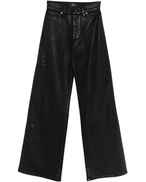 7 For All Mankind Wide Trousers - Black