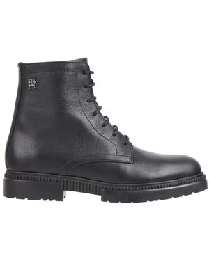 Tommy Hilfiger Lace-Up Boots - Nero