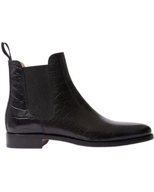 SCAROSSO Giancarlo Chelsea Boots - Black