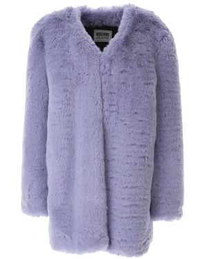 Moschino Teddy Long Jacket - Lila