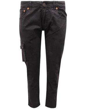 Armani Slim-Fit Trousers - Black