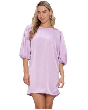 Ydence Kleedjes ,Paars ,Polyester Jurk Nienke