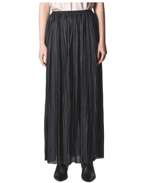 Roberto Collina Rock Maxi Rok - Zwart