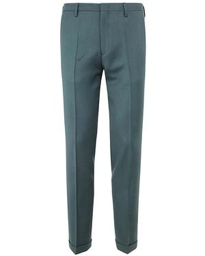 Paul Smith Tapered-Leg Wool Broeken - Blauw