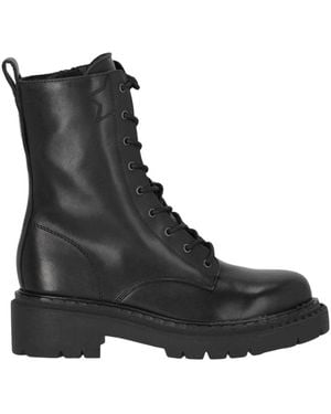Ash Dover Leder-Schnürstiefel - Schwarz