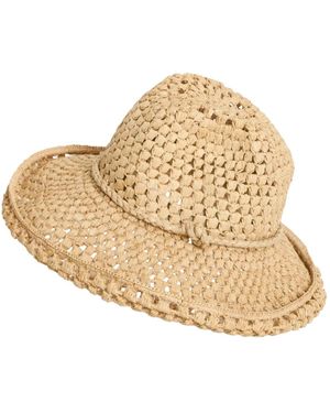 IBELIV Malouka Raffia Hoed - Naturel