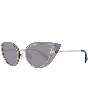 Police Occhiali da sole cat eye in oro rosa - Grigio