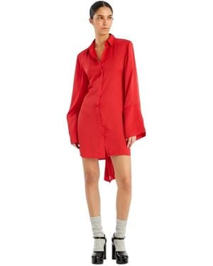 ROTATE BIRGER CHRISTENSEN Shirt Dresses - Red