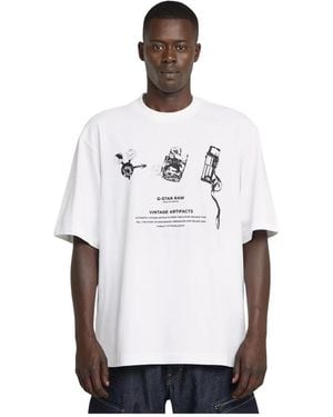 G-Star T-Shirts - White