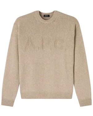 A.P.C. Round-Neck Knitwear - Neutro