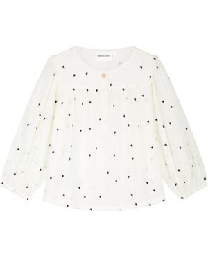 FABIENNE CHAPOT Overhemden ,Denim Bindi Top - Wit