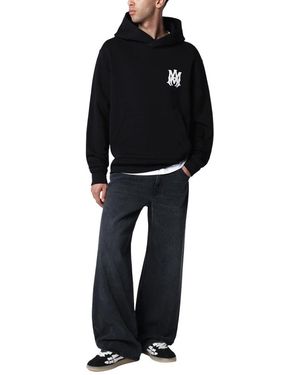 Amiri Hoodies & Sweatvesten ,Zwart ,Katoen Ma Core Logo Hoodie