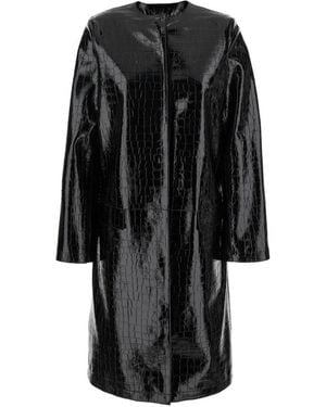 TOTEME Single-Breasted Coats - Negro