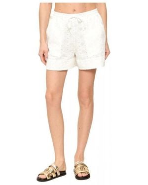 Pinko Korte Broeken ,Wit ,Short Shorts
