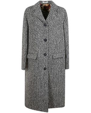 Massimo Alba Single-Breasted Coats - Grey