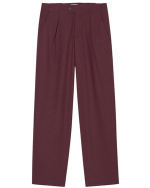 Closed Straight Trousers - Purple