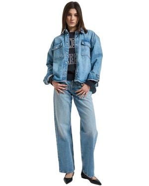 Anine Bing Denim Shirts - Blue