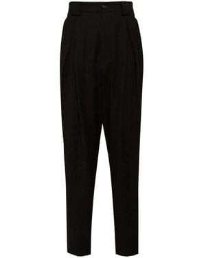 Giorgio Armani Tapered Trousers - Black