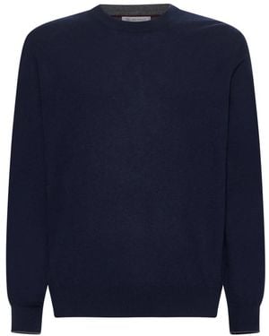 Brunello Cucinelli Maglioni blu per uomo