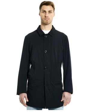 Gimo's Single-Breasted Coats - Nero