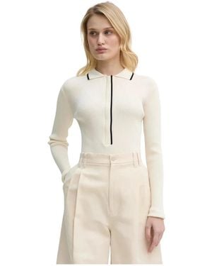 Bruuns Bazaar Truien & Vesten ,Nylon Rivers Bbjohania Knit Blouse - Naturel