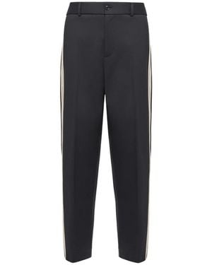 Moncler Broeken ,Blauw ,Pantalon Technique Archivio