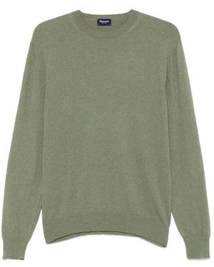 Drumohr Round-Neck Knitwear - Green
