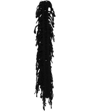 Ann Demeulemeester Winter Scarves - Black