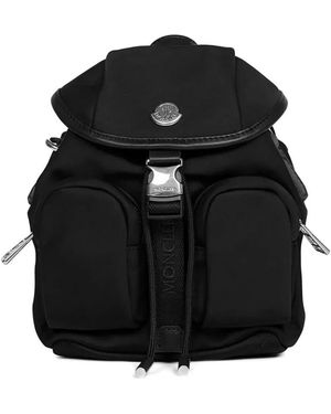 Moncler Tassen ,Zwart ,Leer Mini Trick Rugzak