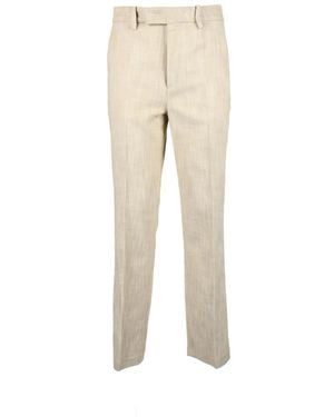 Department 5 Straight Trousers - Natural