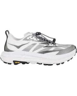 Hoka One One Schwarz Weiße Sneakers Mit Schnürung