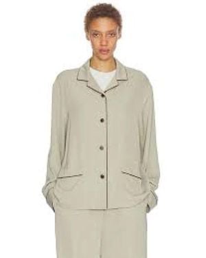 The Row Chiara Oversized Katoenen T-Shirt - Grijs