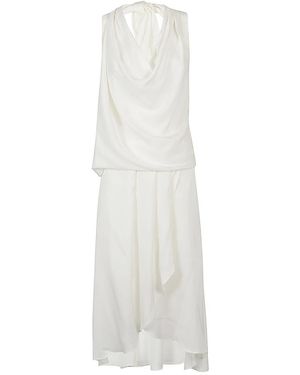 Silk95five Kleedjes ,Wit ,Silk 95Five Midi Jurk