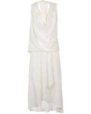 Silk95five Midi Dresses - White