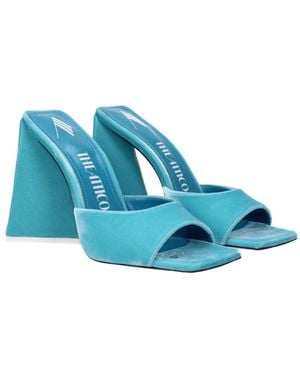 The Attico Heeled Mules - Azul