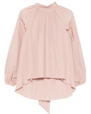 Max Mara Mxevalle Plissé Blouse - Roze