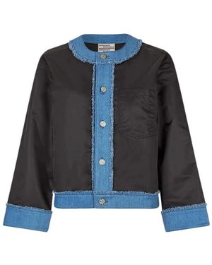 Baum und Pferdgarten Jassen ,Zwart ,Denim Babette Jacket - Blauw