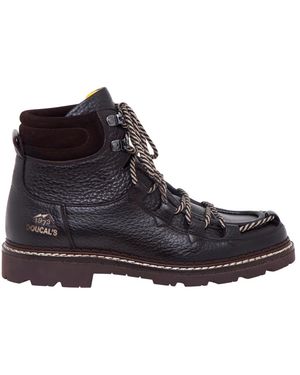 Doucal's Lace-Up Boots - Black