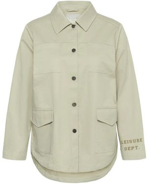 Kaffe Jassen ,Groen ,Kcleina Quilt Light Jacket