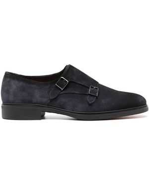Santoni Stylische Schnürschuhe - Schwarz